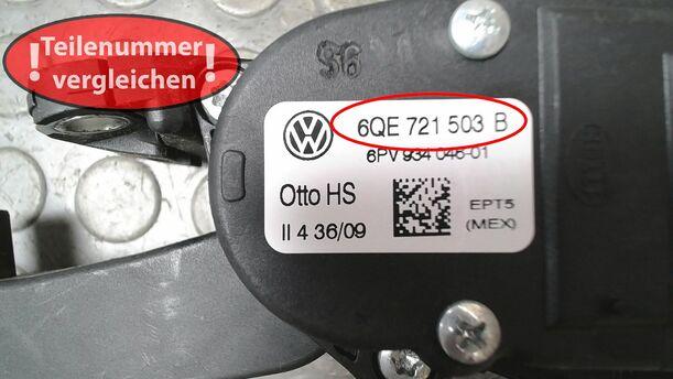 Foto: GASPEDAL eines VW Fox 1.2 Cup