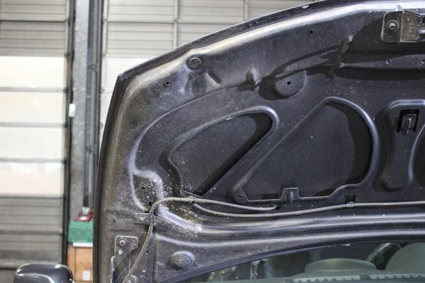Foto: MOTORHAUBE eines Renault Clio 1.6 16V Cup