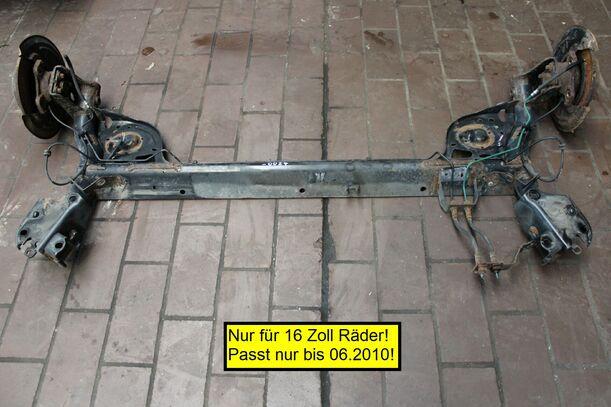 Foto: HINTERACHSE ( 16 ZOLL RÄDER ) eines Renault Clio 1.6 16V Cup