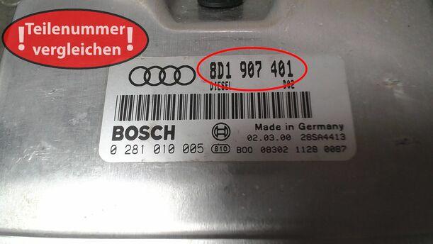 Foto: STEUERGERÄT EINSPRITZUNG/ MOTORSTEUERGERÄT eines Audi A4 Avant 2.5 TDI quattro