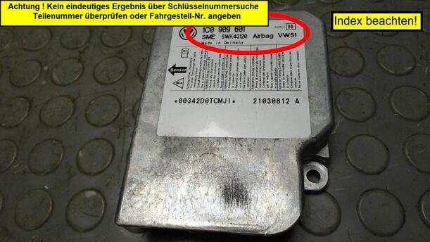 Foto: AIRBAGSTEUERGERÄT eines VW Lupo 1.0