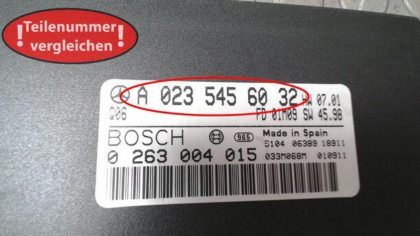 Foto: STEUERGERÄT PDC / EINPARKHILFE eines Mercedes-Benz A 140
