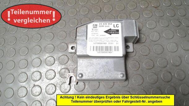 Foto: STEUERGERÄT AIRBAG/ AIRBAGSTEUERGERÄT eines Opel Corsa 1.2 16V