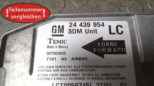 Foto: STEUERGERÄT AIRBAG/ AIRBAGSTEUERGERÄT eines Opel Corsa 1.2 16V