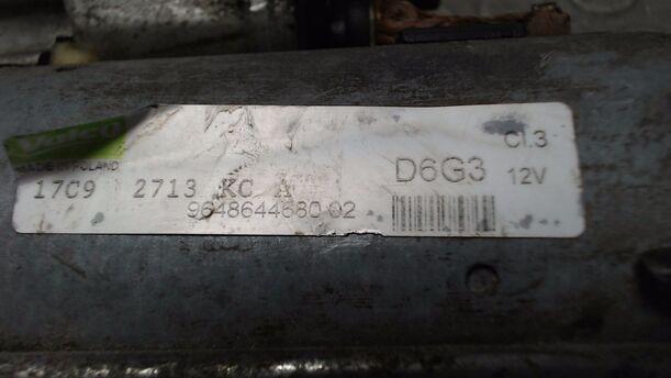 Foto: ANLASSER / STARTER VALEO eines Peugeot 206+ 60