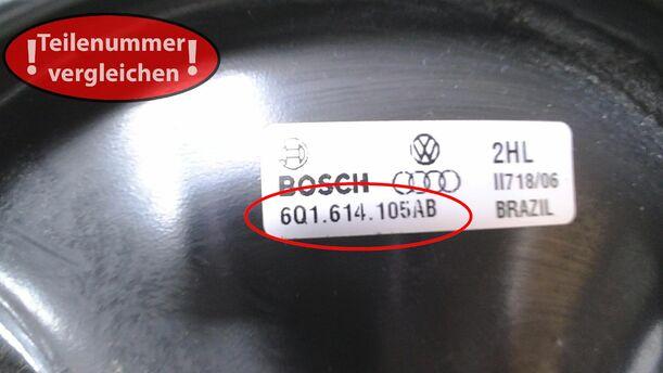 Foto: BREMSKRAFTVERSTÄRKER eines VW Fox 1.2