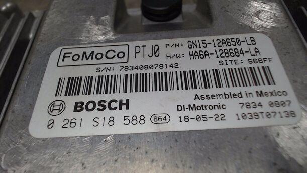 Foto: STEUERGERÄT EINSPRITZUNG / MOTORSTEUERGERÄT eines Ford Fiesta 1.0 EcoBoost S&S Aut.