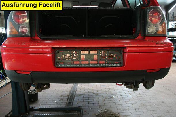 Foto: STOSSFÄNGER / STOßSTANGE HINTEN ( AB 2000 ) eines Seat Arosa 1.0