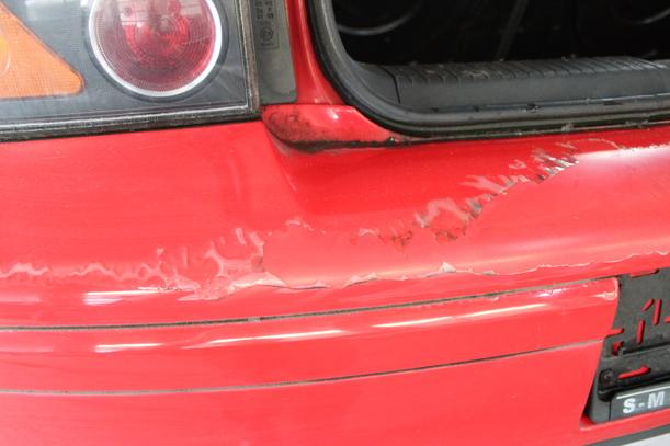 Foto: STOSSFÄNGER / STOßSTANGE HINTEN ( AB 2000 ) eines Seat Arosa 1.0