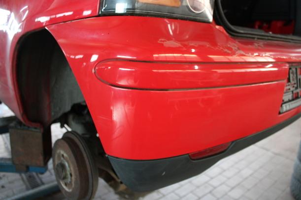 Foto: STOSSFÄNGER / STOßSTANGE HINTEN ( AB 2000 ) eines Seat Arosa 1.0