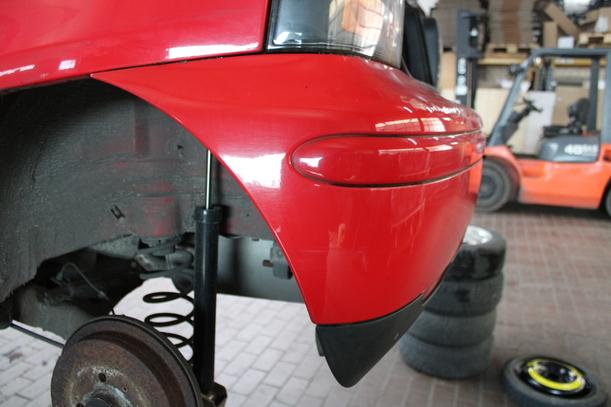 Foto: STOSSFÄNGER / STOßSTANGE HINTEN ( AB 2000 ) eines Seat Arosa 1.0