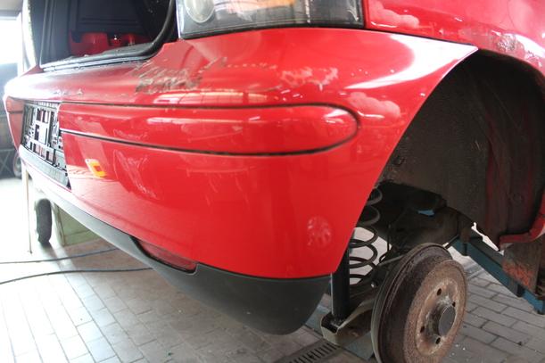 Foto: STOSSFÄNGER / STOßSTANGE HINTEN ( AB 2000 ) eines Seat Arosa 1.0