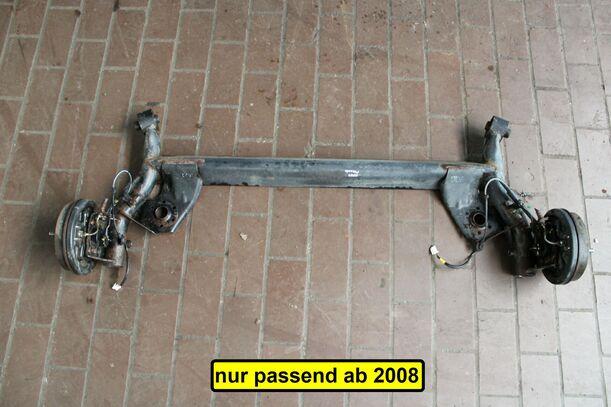 Foto: HINTERACHSE eines Kia Picanto 1.1