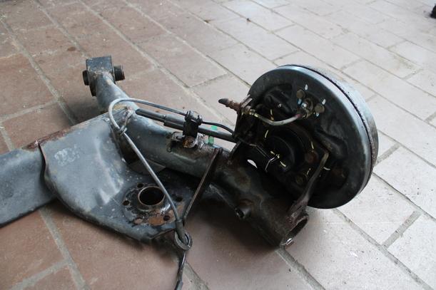 Foto: HINTERACHSE eines Kia Picanto 1.1