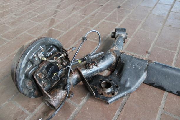 Foto: HINTERACHSE eines Kia Picanto 1.1