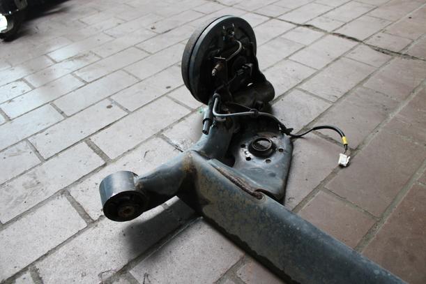 Foto: HINTERACHSE eines Kia Picanto 1.1