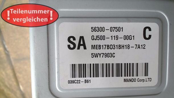Foto: LENKSÄULE/ LENKSPINDEL ELEKTRISCH eines Kia Picanto 1.1