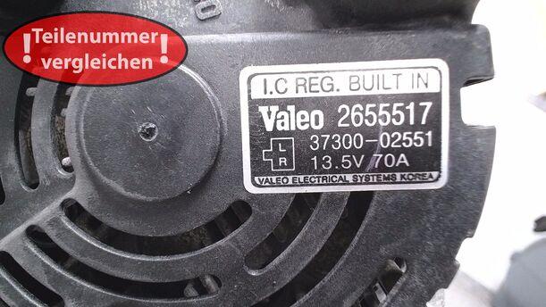Foto: LICHTMASCHINE ( VALEO / 70A ) eines Kia Picanto 1.1