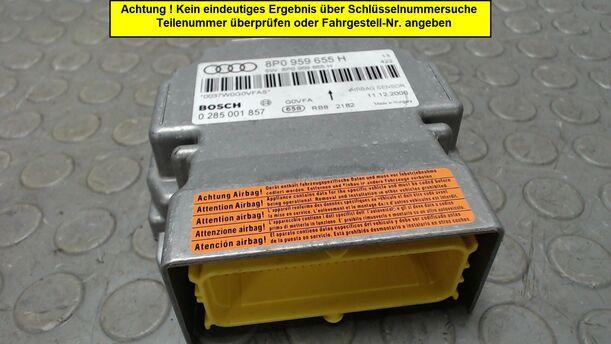 Foto: AIRBAGSTEUERGERÄT eines Audi A3 2.0 TDI DPF