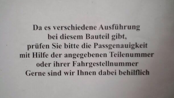 Foto: ANTRIEBSWELLE LINKS eines Ford Fiesta 1.3