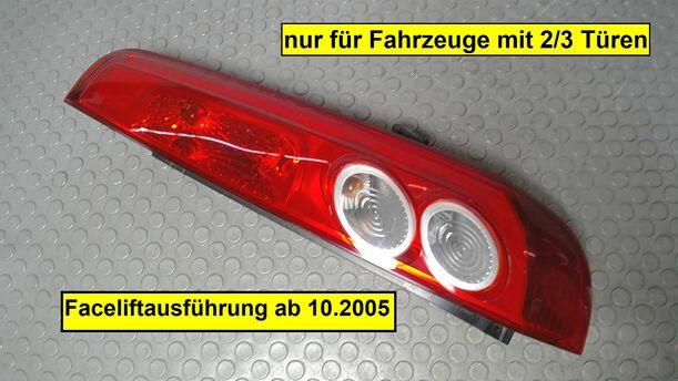 Foto: HECKLEUCHTE/ RÜCKLEUCHTE RECHTS ( FACELIFT / 2/3 TÜRER ) eines Ford Fiesta 1.3