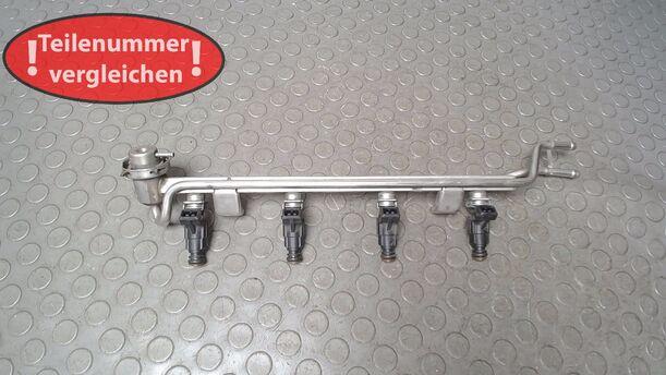 Foto: VERTEILERROHR/ EINSPRITZDÜSEN eines VW Polo 1.8 GLXi
