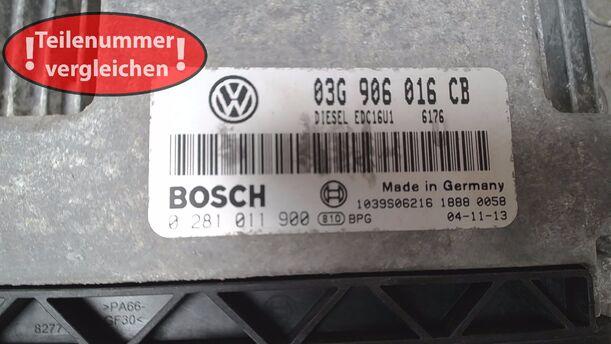 Foto: STEUERGERÄT EINSPRITZUNG/ MOTORSTEUERGERÄT eines VW Golf 1.9 TDI Attraction
