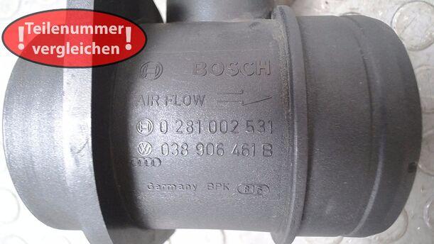 Foto: LUFTMASSENMESSER ( BOSCH ) eines VW Golf 1.9 TDI Attraction