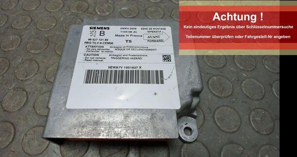 Foto: AIRBAGSTEUERGERÄT eines Peugeot 307 110 Attraction