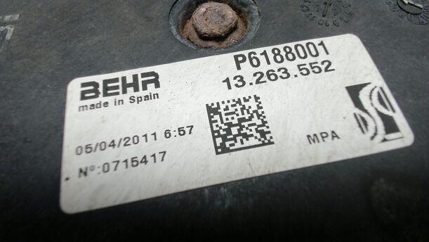 Foto: ELEKTROLÜFTER eines Fiat Punto Evo 1.2 8V Attraction