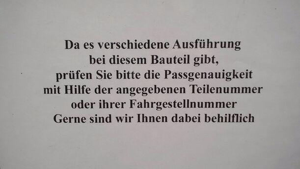 Foto: WICKELFEDER/ SCHLEIFRING eines Opel Zafira 1.6 Attraction