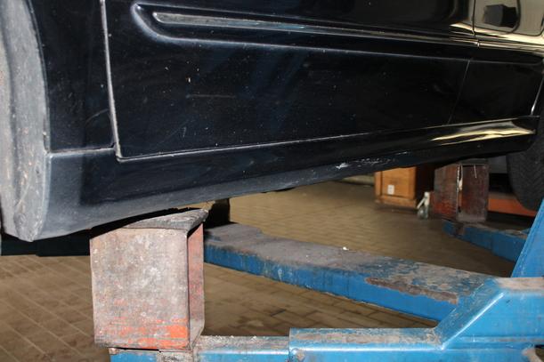 Foto: SEITENSCHWELLER LINKS eines Mercedes-Benz A 170 Attraction