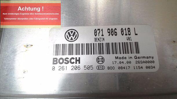 Foto: STEUERGERÄT EINSPRITZUNG/ MOTORSTEURGERÄT eines VW Passat Variant 2.3 V5 Attraction