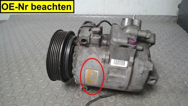 Foto: KOMPRESSOR KLIMAANLAGE/ KLIMAKOMPRESSOR eines VW Passat Variant 2.3 V5 Attraction