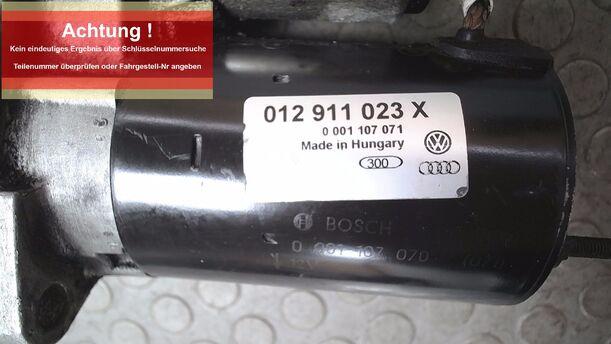 Foto: ANLASSER / STARTER (ZUBEHÖR) eines VW Passat Variant 2.3 V5 Attraction
