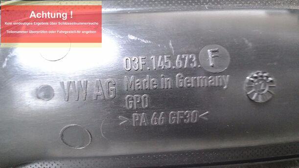 Foto: EINLASSROHR TURBOLADER/ DRUCKROHR eines Skoda Fabia 1.2 TSI Attraction
