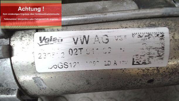 Foto: ANLASSER / STARTER (VALEO) eines Skoda Fabia 1.2 TSI Attraction