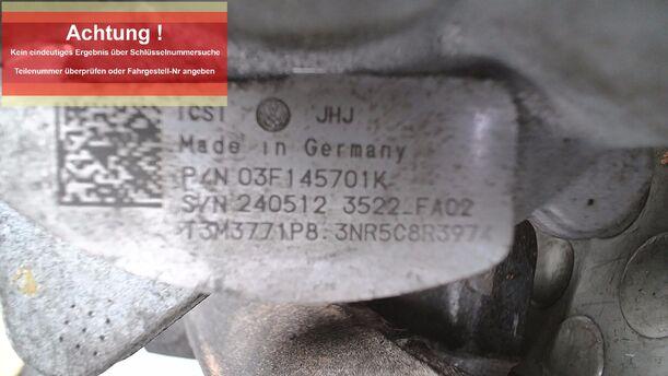 Foto: TURBOLADER/ AUSPUFFKRÜMMER eines Skoda Fabia 1.2 TSI Special
