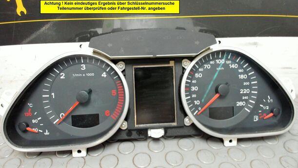 Foto: TACHOEINHEIT / KOMBIINSTRUMENT eines Audi A6 Avant 2.7 TDI DPF Special