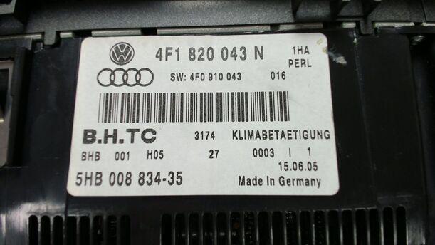 Foto: HEIZUNGSBETÄTIGUNG eines Audi A6 Avant 2.7 TDI DPF Special