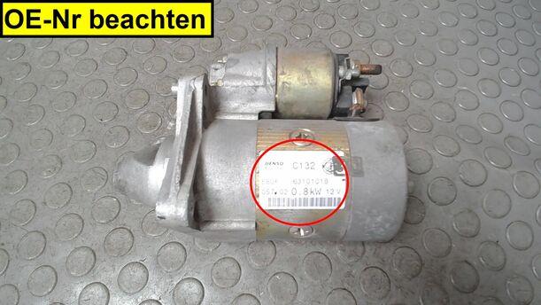 Foto: ANLASSER / STARTER (DENSO) eines Fiat Seicento 1.1 Special