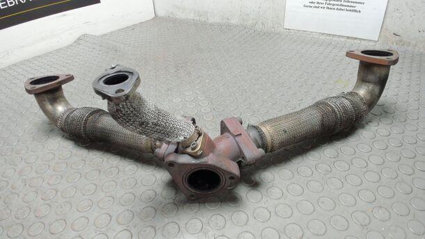 Foto: AUSPUFFROHR TURBOLADER eines Audi A6 Avant 2.7 TDI DPF Special
