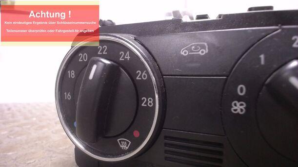 Foto: HEIZUNGBETÄTIGUNG eines Mercedes-Benz B 170 Special