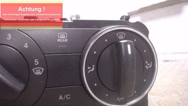 Foto: HEIZUNGBETÄTIGUNG eines Mercedes-Benz B 170 Special