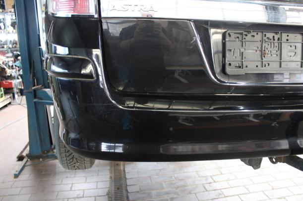 Foto: STOSSFÄNGER/ STOßSTANGE HINTEN ( CARAVAN ) eines Opel Astra 1.6 Caravan Special