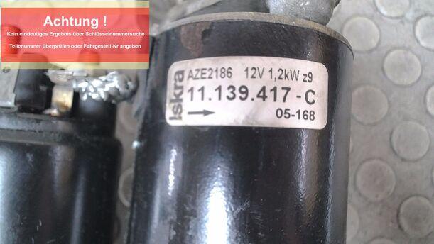 Foto: ANLASSER / STARTER (ZUBEHÖR) eines Audi 80 2.0 E Special