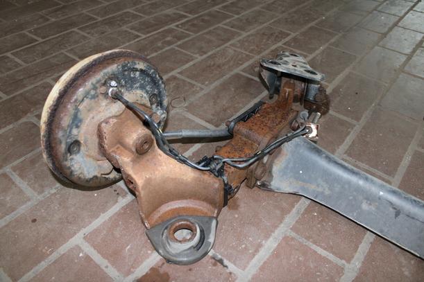 Foto: HINTERACHSE eines Citroen C3 1.1