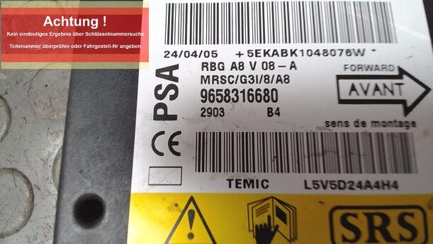 Foto: STEUERGERÄT AIRBAG/ AIRBAGSTEUERGERÄT eines Citroen C3 1.1