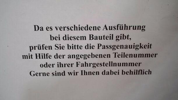 Foto: ANTREIBSWELLE LINKS ( SCHALTGETRIEBE ) eines Ford Fiesta 1.3