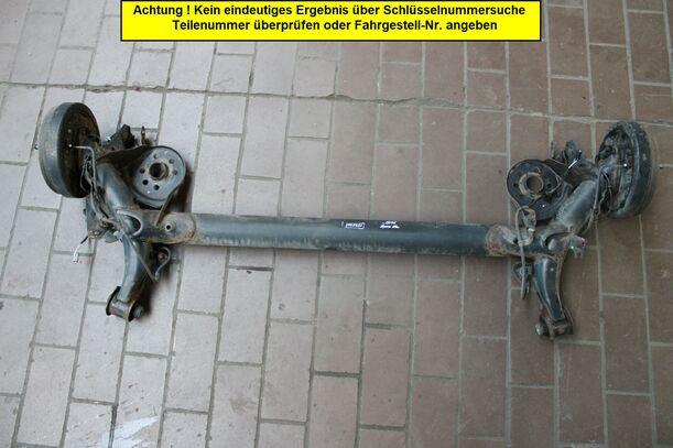 Foto: HINTERACHSE eines Mitsubishi Space Star 1.0 XL